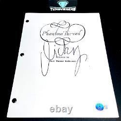 Vicky Krieps Signed Phantom Thread Full Movie Script Screenplay -beckett Bas Coa
