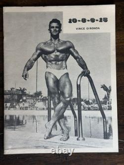 Vince Gironda Vintage Bodybuilding Courses Book Lot 5 Movie Stars Definition OOP