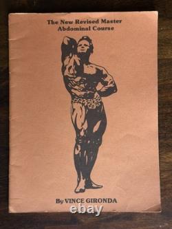 Vince Gironda Vintage Bodybuilding Courses Book Lot 5 Movie Stars Definition OOP