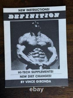 Vince Gironda Vintage Bodybuilding Courses Book Lot 5 Movie Stars Definition OOP