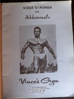 Vince Gironda Vintage Bodybuilding Courses Book Lot 5 Movie Stars Definition OOP