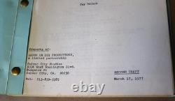 Vintage 1977 Rabbit Test Movie 2nd Draft Script Written& Directed Joan Rivers