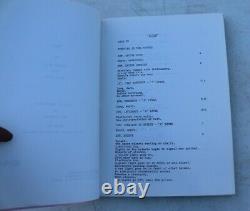 Vintage 1978 Alien Revised Final Movie Script Screenplay Walter Hill David Giler