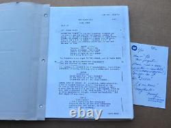 Vintage 1978 The Black Hole Movie Script Copy for Editing Science Fiction Disney