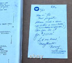 Vintage 1978 The Black Hole Movie Script Copy for Editing Science Fiction Disney
