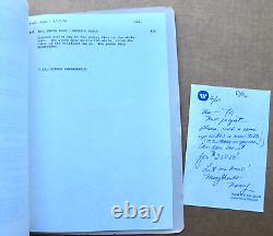Vintage 1978 The Black Hole Movie Script Copy for Editing Science Fiction Disney