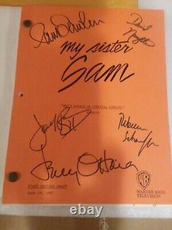 Vintage 1987 Movie Script My Sister Sam 5 Autographs Pam Dawber Rebecca Schafer