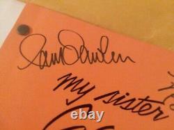 Vintage 1987 Movie Script My Sister Sam 5 Autographs Pam Dawber Rebecca Schafer