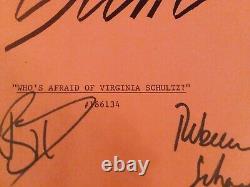 Vintage 1987 Movie Script My Sister Sam 5 Autographs Pam Dawber Rebecca Schafer