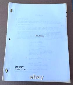 Vintage 1987 Say Anything by Cameron Crowe Movie Script Final Draft with Notes