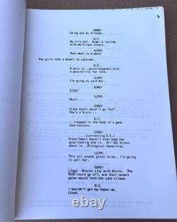 Vintage 1987 Say Anything by Cameron Crowe Movie Script Final Draft with Notes