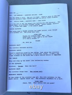 Vintage 1993 Speed Graham Yost Original Movie Script Keanu Reeves 20th Fox