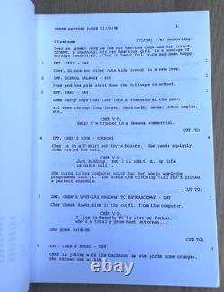Vintage 1995 Clueless by Amy Heckerling Original Movie 1st Draft Shooting Script