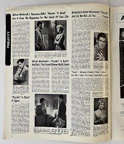 Vintage Alfred Hitchcock's Psycho Original Movie Paramount Press Book Uncut