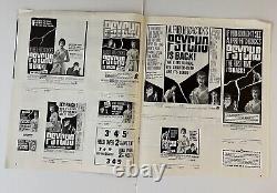 Vintage Alfred Hitchcock's Psycho Original Movie Paramount Press Book Uncut