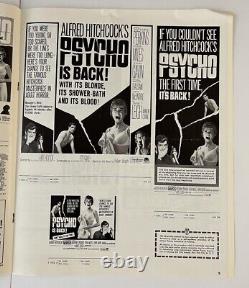 Vintage Alfred Hitchcock's Psycho Original Movie Paramount Press Book Uncut