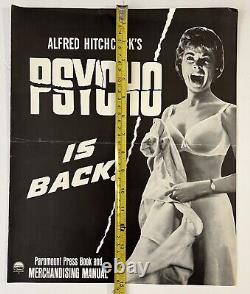 Vintage Alfred Hitchcock's Psycho Original Movie Paramount Press Book Uncut