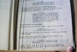 Vintage Alive & Kicking By Joe Day & Edward Dean Screenplay Movie Script Rare