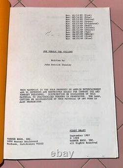 Vintage Hollywood Movie Script Joe Vs Volcano 1990 Tom Hanks Meg Ryan Warner Bro
