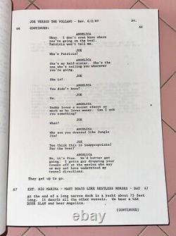 Vintage Hollywood Movie Script Joe Vs Volcano 1990 Tom Hanks Meg Ryan Warner Bro