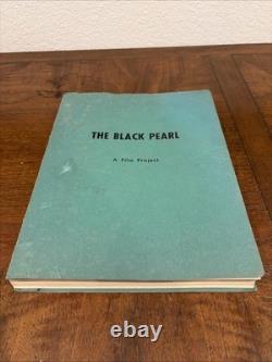 Vintage Hollywood Unproduced Film The Black Pearl Houston Branch Screenplay