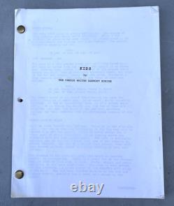 Vintage KIDS Harmony Korrine Larry Clark Original Movie Script Draft Woods