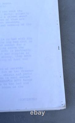 Vintage KIDS Harmony Korrine Larry Clark Original Movie Script Draft Woods