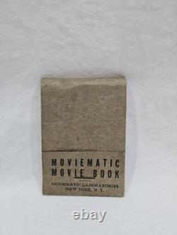 Vintage Moviematic Movie Book Flip Book Moviematic Laboratories New York