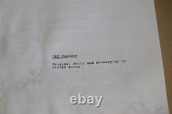 Vintage Oliver Stone The Platoon Movie Script Screenplay Orion Pictures Rare