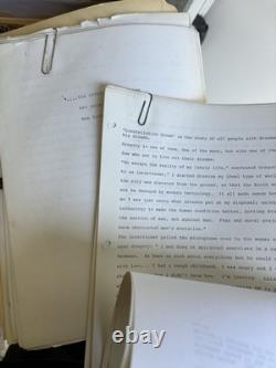 Vintage Original 16mm Film Reels Set Production Photo Album Signed Script & More