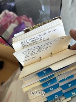 Vintage Original 16mm Film Reels Set Production Photo Album Signed Script & More