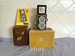 Vintage ROCCA Twin Lens TLR 120 Film Camera In Original Box with Book