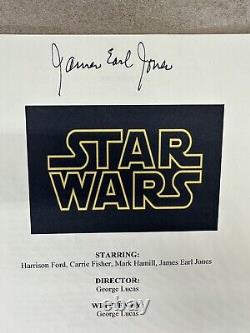 Vintage Star Wars Signed Movie Script Copy, COA James Earl Jones Darth Vader