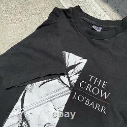 Vintage The Crow Comic Book Series Promo T-Shirt J. O'Barr Black Movie Size L