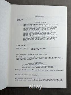 Vision road episode one by Ron Bishop, 1983 movie script