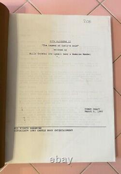 Vntg Hollywood Movie Script City Slickers II Curly's Gold 1993 Castle Rock Ent