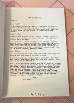 Vntg Hollywood Movie Script City Slickers II Curly's Gold 1993 Castle Rock Ent Vntg Hollywood Movie Script City Slickers II Curly's Gold 1993 Castle Rock Ent