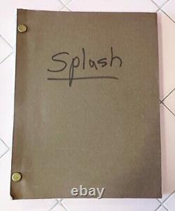 Vntg Hollywood Movie Script SPLASH 1983 Ron Howard Brian Grazer Tom Hanks Hannah