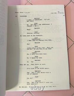 Vntg Hollywood Movie Script SPLASH 1983 Ron Howard Brian Grazer Tom Hanks Hannah