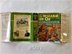 Vtg Rare 1939 The Wizard Of Oz Mgm Movie Edition Book With Original Dust Jacket