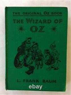 Vtg Rare 1939 The Wizard Of Oz Mgm Movie Edition Book With Original Dust Jacket