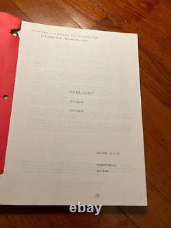 WALKING THE EDGE (aka Fare Game) ORIGINAL 1983 MOVIE SCRIPT Nancy Kwan RARE