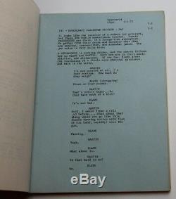 WESTWORLD / Michael Crichton 1973 Movie Script Screenplay, Sci Fi Thriller