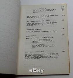 WESTWORLD / Michael Crichton 1973 Movie Script Screenplay, Sci Fi Thriller