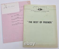 WHAT'S THE MATTER WITH HELEN / Henry Farrell 1970 Screenplay, horror film