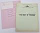 What's The Matter With Helen / Henry Farrell 1970 Screenplay, Horror Film