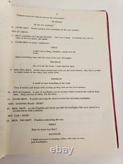 WHEELS OF HORROR / Patrick G. Donahue, 1977 Unproduced Movie Script Screenplay