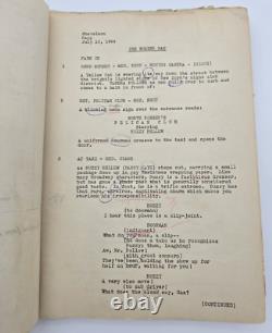 WONDER MAN / Philip Rapp 1944 Screenplay, Danny Kaye, Musical Fantasy film