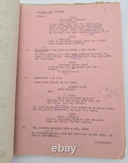 WONDER MAN / Philip Rapp 1944 Screenplay, Danny Kaye, Musical Fantasy film