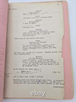 WONDER MAN / Philip Rapp 1944 Screenplay, Danny Kaye, Musical Fantasy film